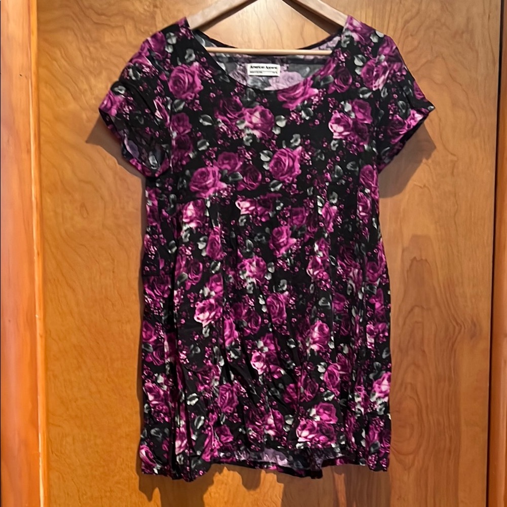 American Apparel Floral Babydoll Dress